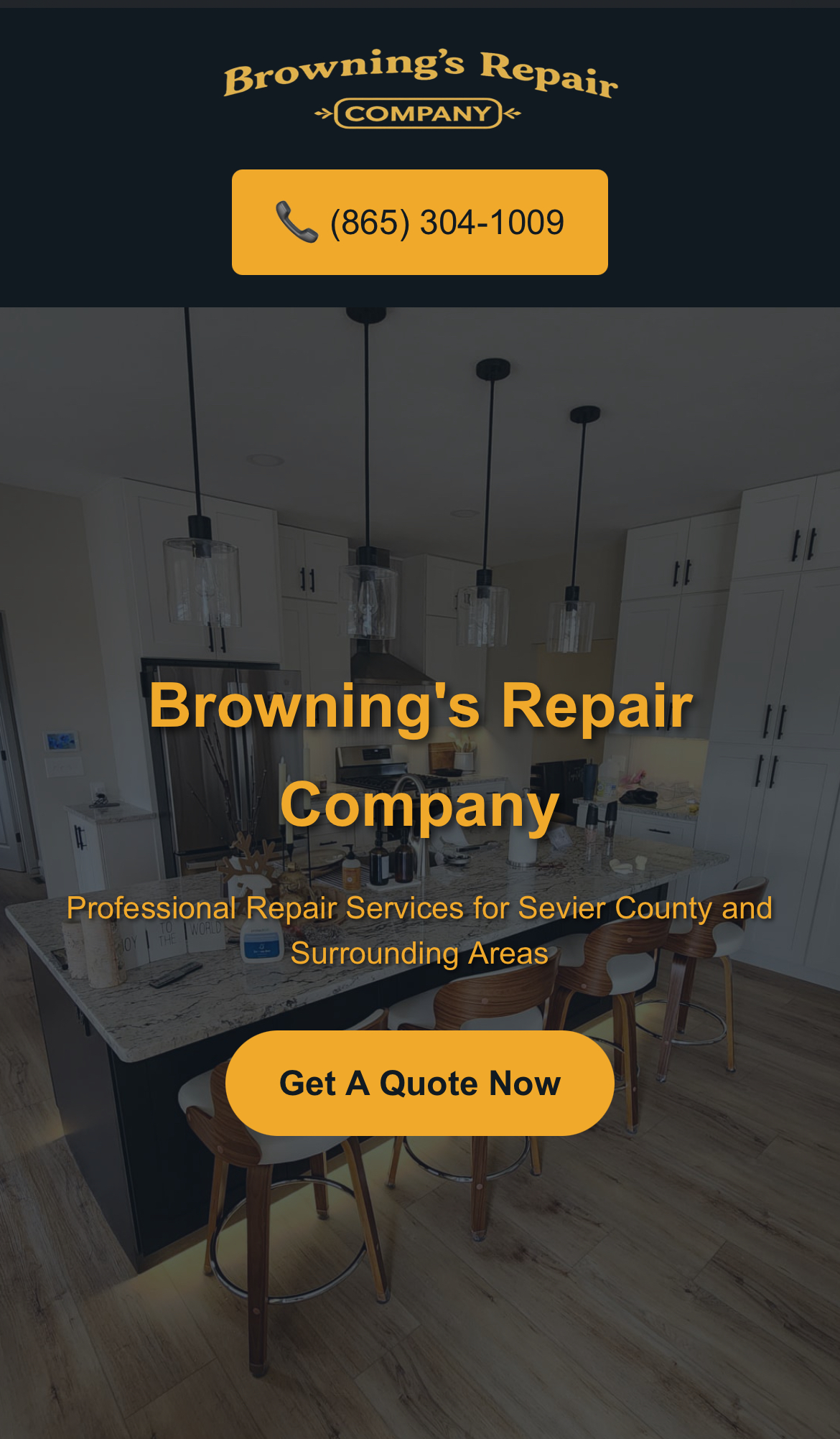 Brownings Mobile View